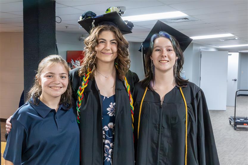 Students celebrate graduating